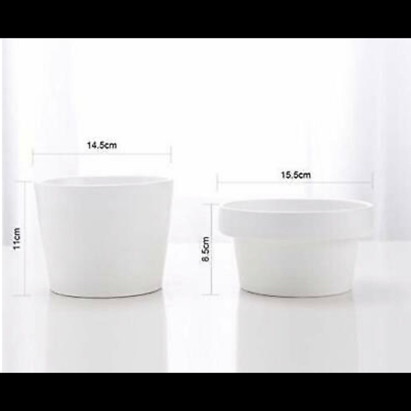 Ceramic Plant pot Vase with Hidden Storage Black - Picture 5 of 5